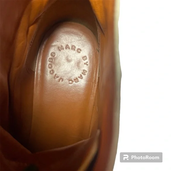 Marc by Marc Jacob’s pony hair leather leopard print ankle boot. Size 37 - Picture 4 of 4